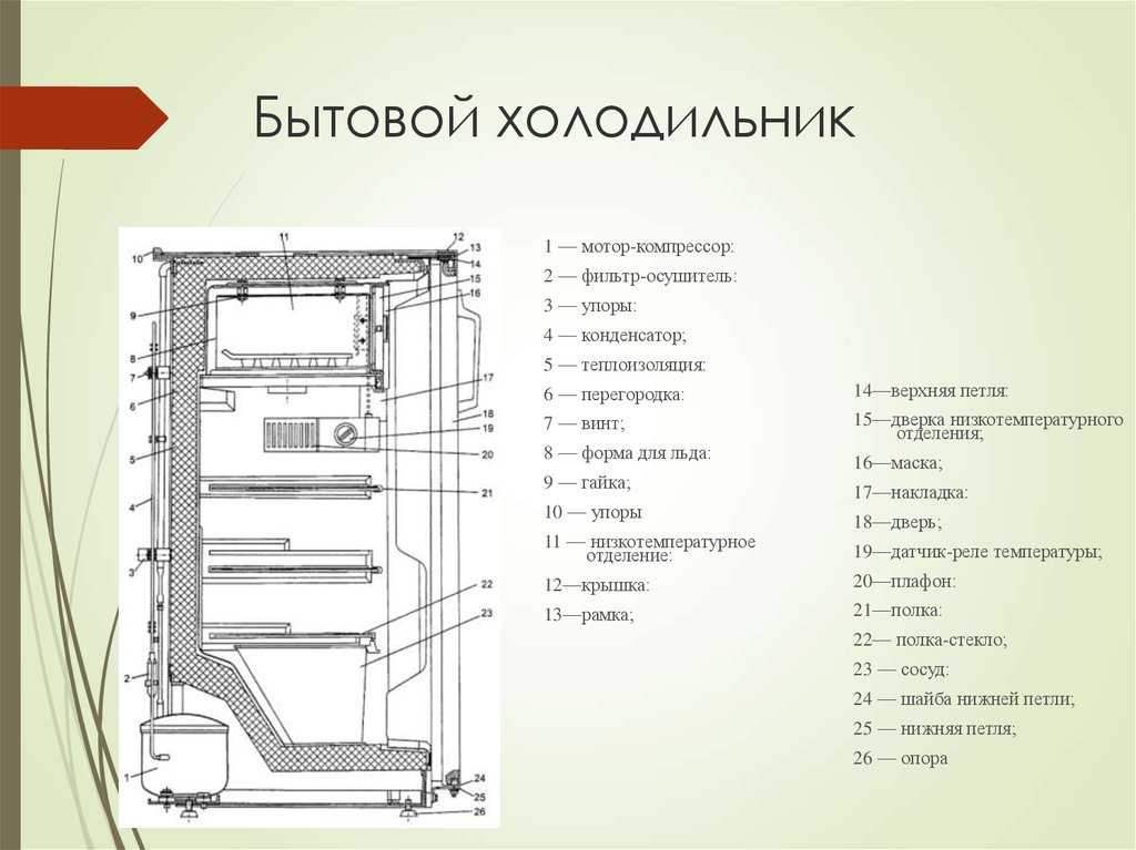 Принцип работы холодильника презентация