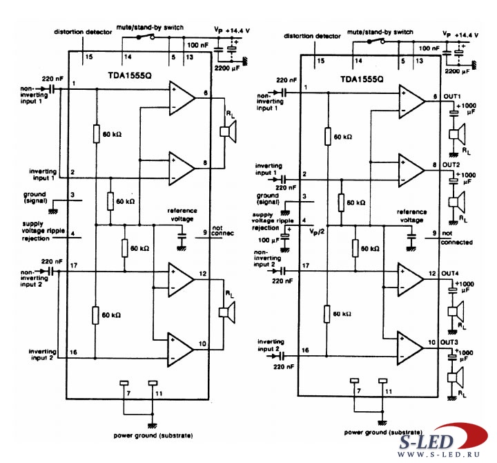 Tda 8571 усилитель схема