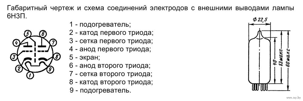 Как обозначается на схеме триод