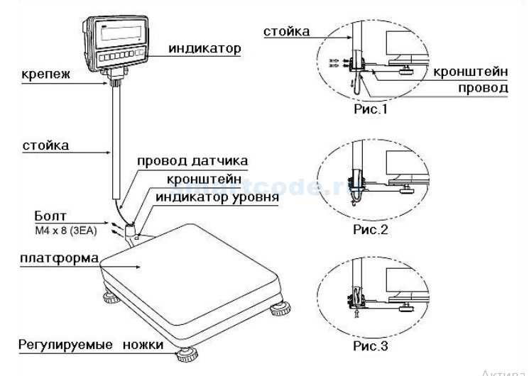 Электрическая схема весов