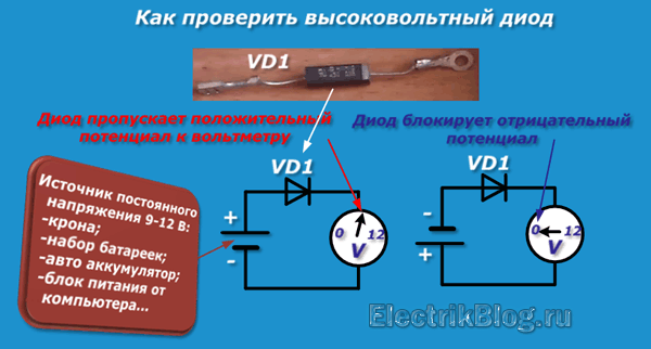 Как проверить стабилитрон мультиметром не выпаивая из схемы