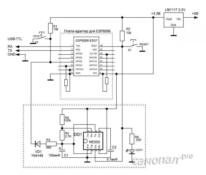 Генератор на xr2206 схема