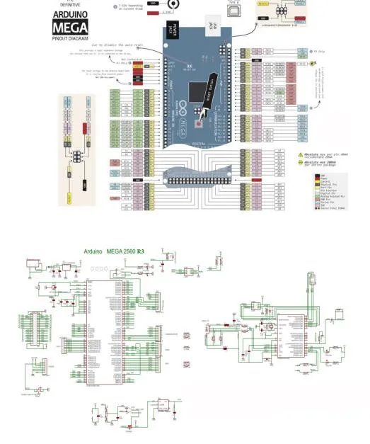 Arduino mega принципиальная схема
