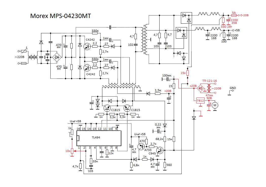 Wt7520 схема включения