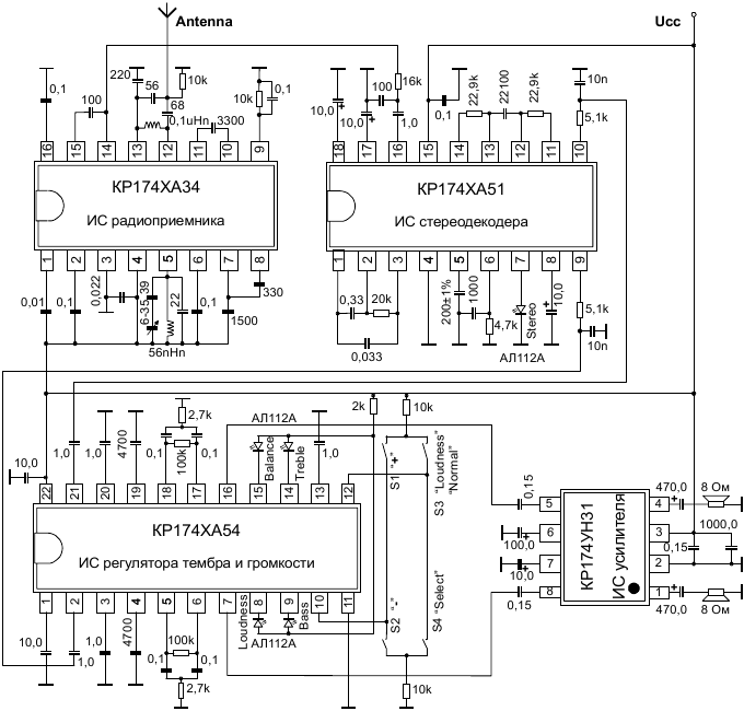 Sc9153 схема регулятора громкости