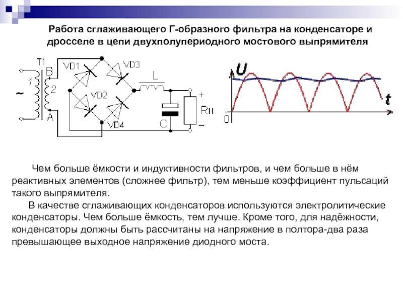 Выбор диода для схемы выпрямления