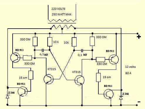 12 220. Преобразователь 12 на 220 на транзисторах п210а. Преобразователь на мультивибраторе схемы. Преобразователь на мультивибраторе 12 в 220 в 50 Гц. Транзисторы для преобразователей напряжения 12-220.