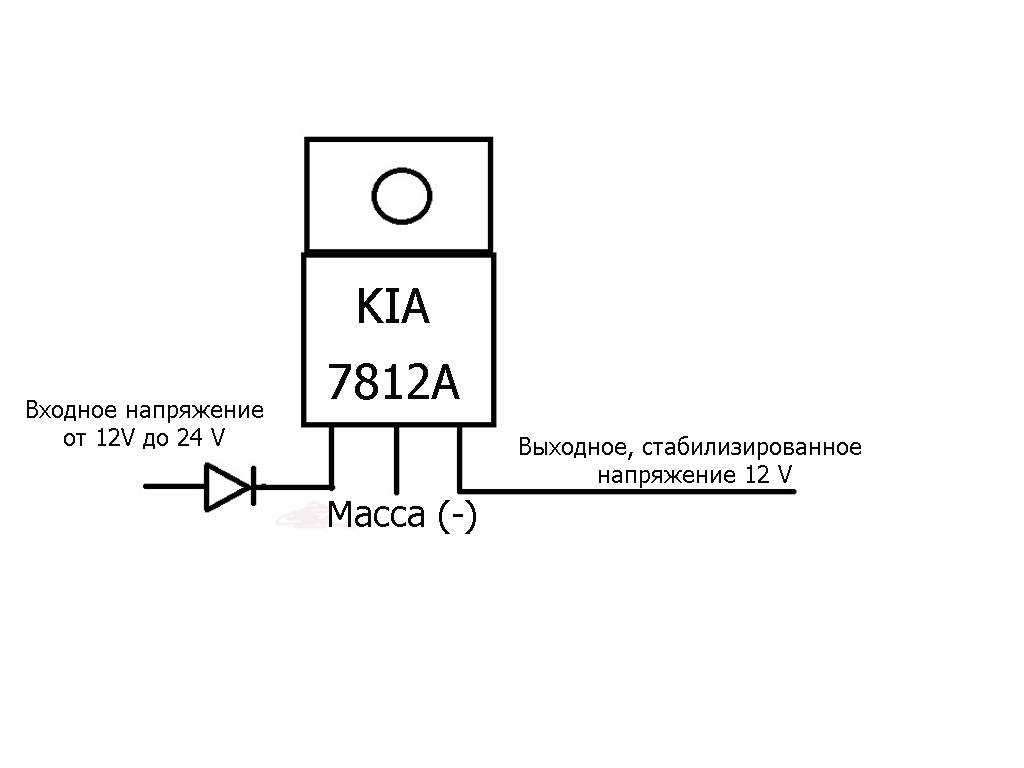 L7809 схема подключения