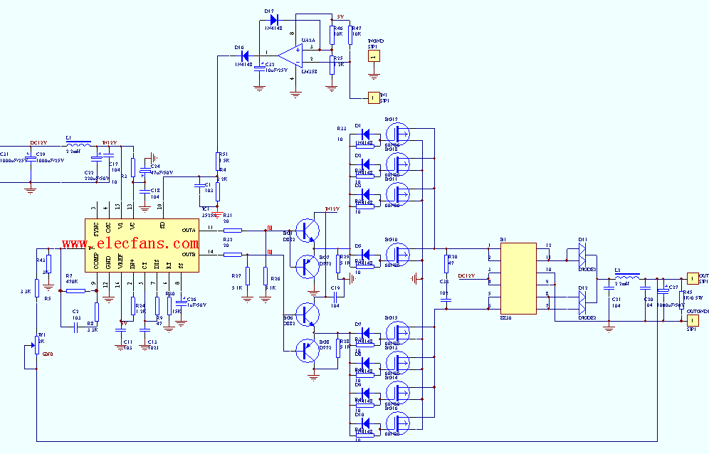 Ka3525a блок питания схема