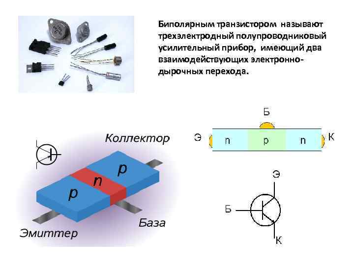 Какого типа транзистор изображен на рисунке