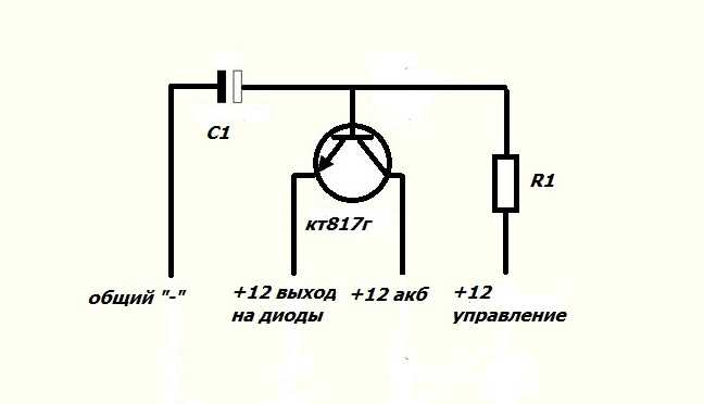 Кт816г схема подключения