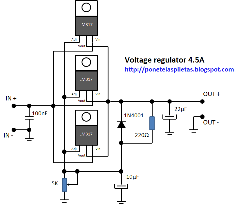 Блок питания на лм317 с транзистором: Мощный блок питания на микросхеме .