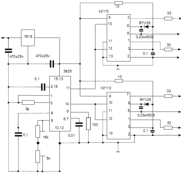 Ir2110 схема включения с tl494