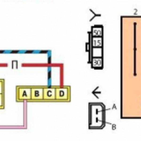 Ваз 2115 схема подключения замка зажигания