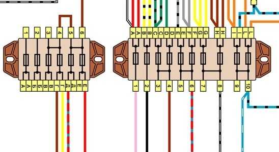 Схема подключения ваз предохранителей ваз 2106