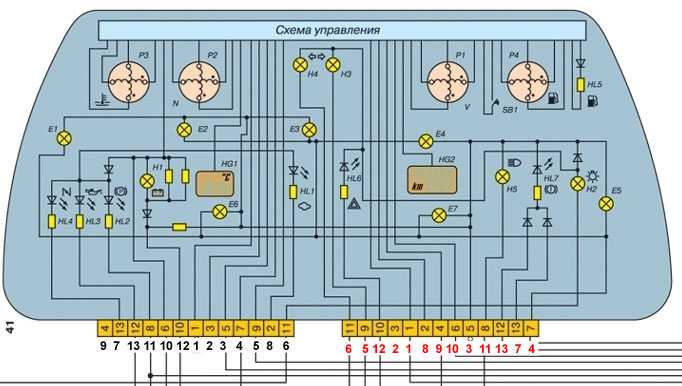 Схема подсветки приборов ваз 2114