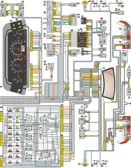 Схема 2110 инжектор