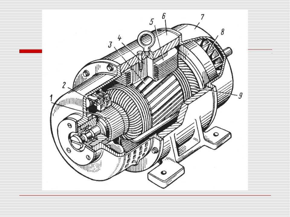 Рисунок синхронного двигателя