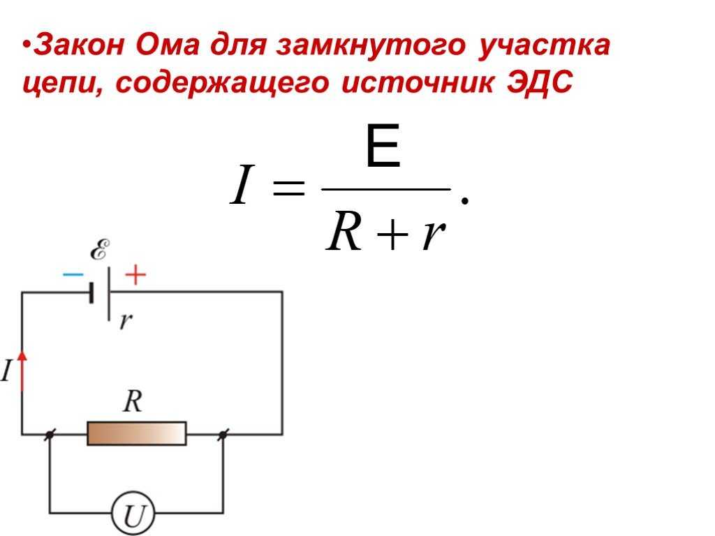 Закон ома для полной цепи картинки