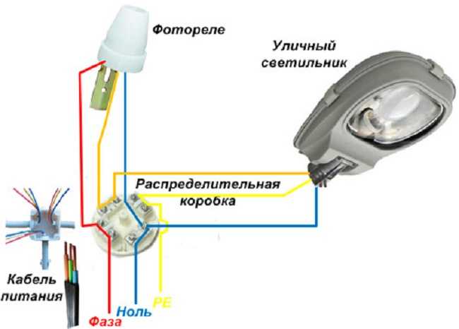 Схема подключения датчика света день ночь