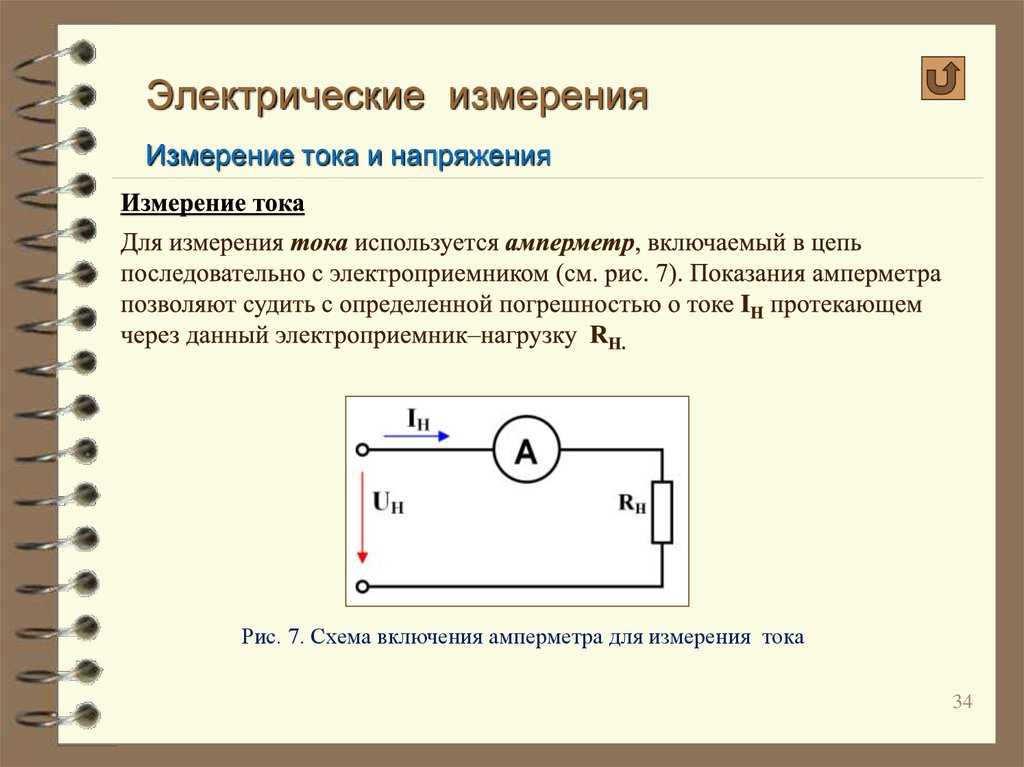 Как подключается прибор для измерения тока относительно нагрузки схема подключения