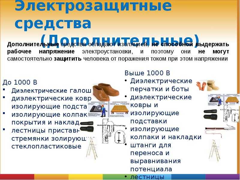 Перечень защитных средств в электроустановках до 1000в образец