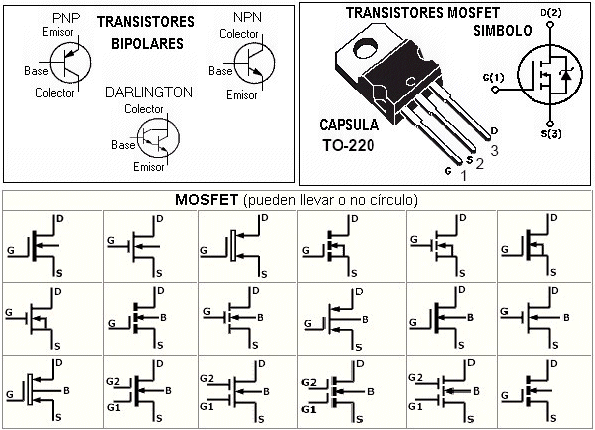 Схема mosfet транзистора