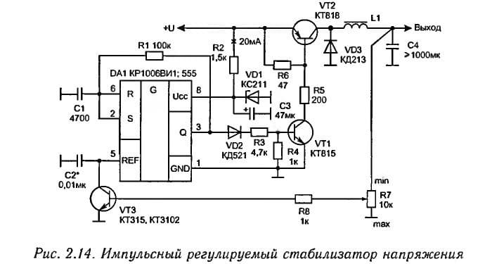 Схема импульсного стабилизатора тока