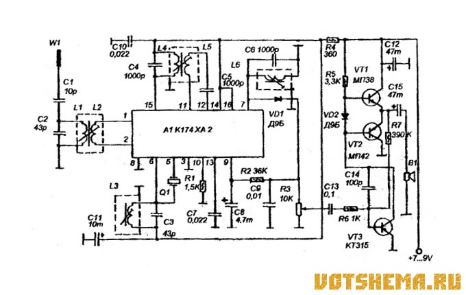 Схемы на к174ха2