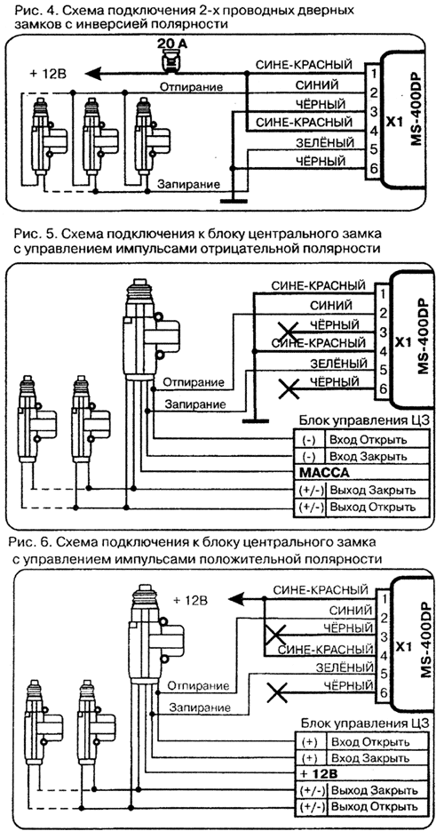 Подключение цз схема