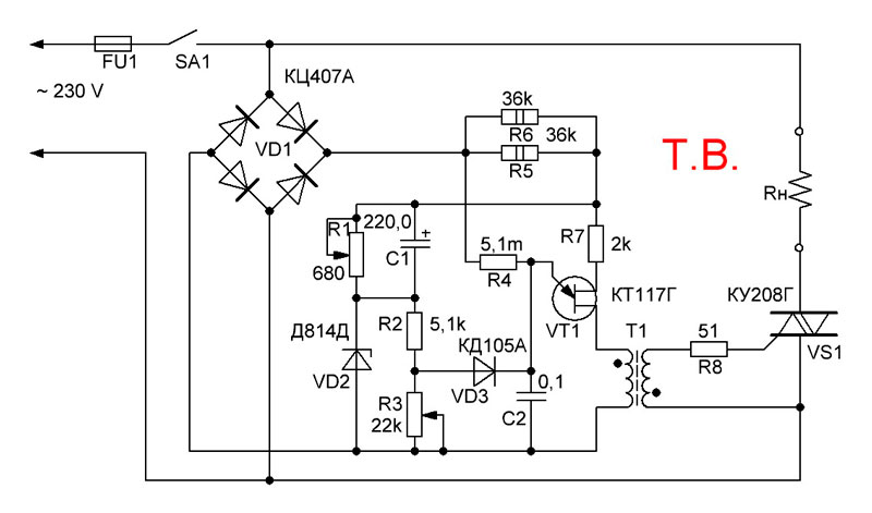 Тс142 80 12 схема подключения