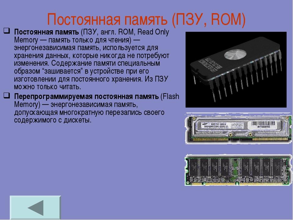 Постоянная память пзу. Ram ROM ОЗУ ПЗУ. Микросхемы памяти ( ОЗУ , ПЗУ ).. Постоянная память.