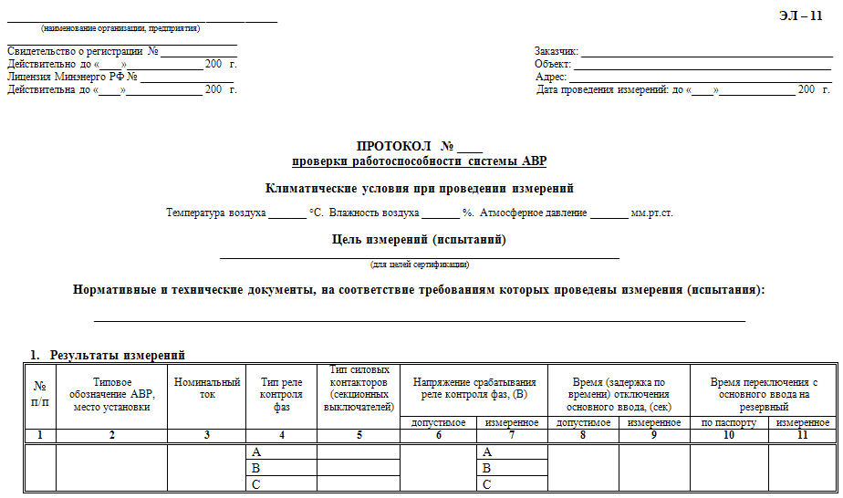 Протокол проверки автоматического ввода резерва (АВР). Протокол проверки АВР 0.4 кв. Протокол проверки концевых выключателей крана. Образец протокола проверки работоспособности системы АВР.