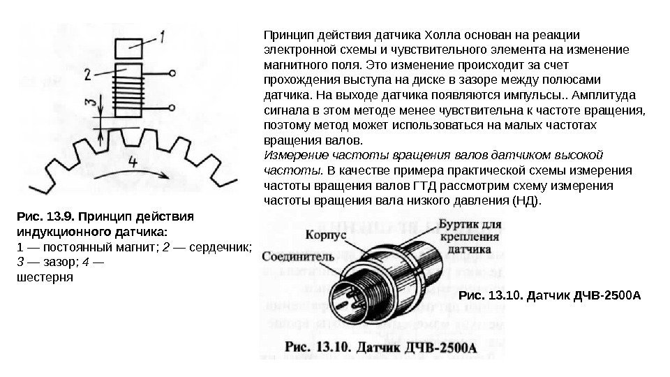 Схема индукционного датчика приближения