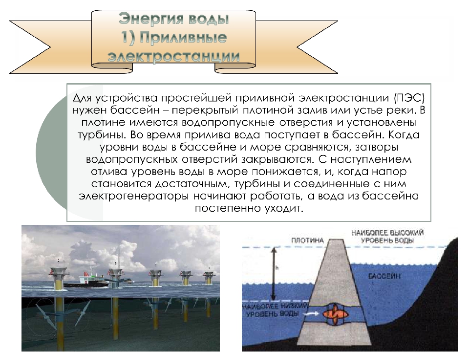 Проекты приливных электростанций в россии