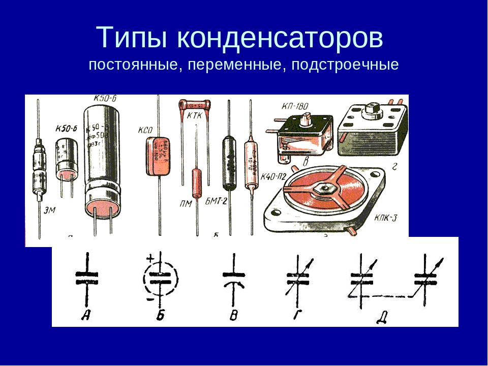 Конденсатор подстроечный обозначение на схеме