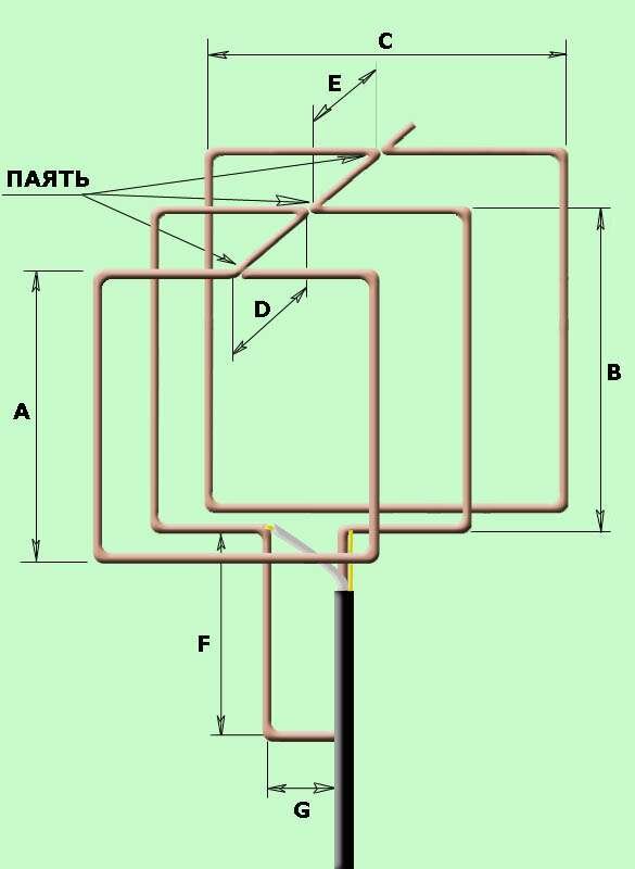 Фрактальные антенны расчет и схема