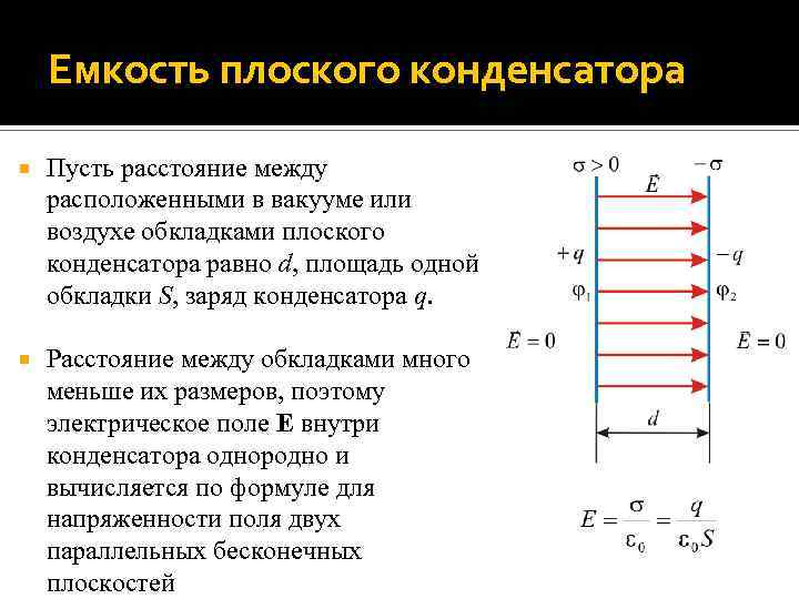 Электрический колебательный контур содержит плоский конденсатор