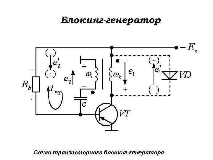 Генератор схема