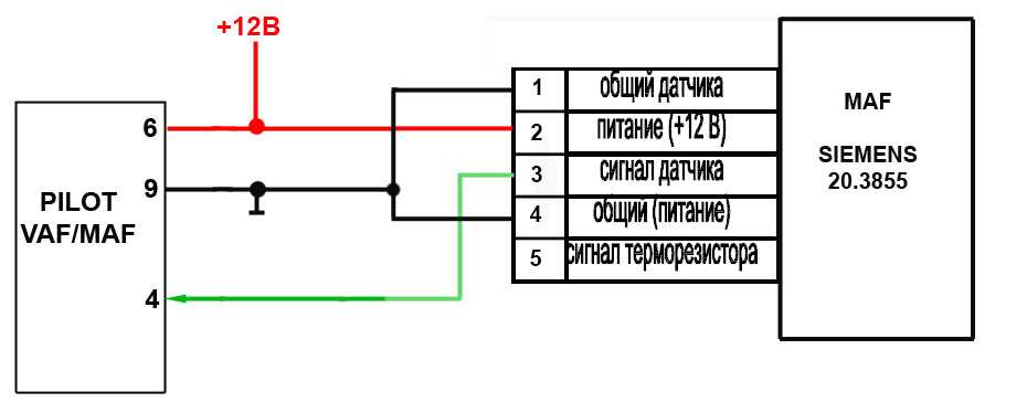 Схема дмрв датчика