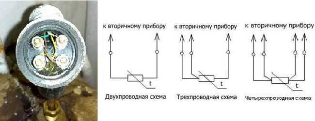 Тепловой датчик на схеме