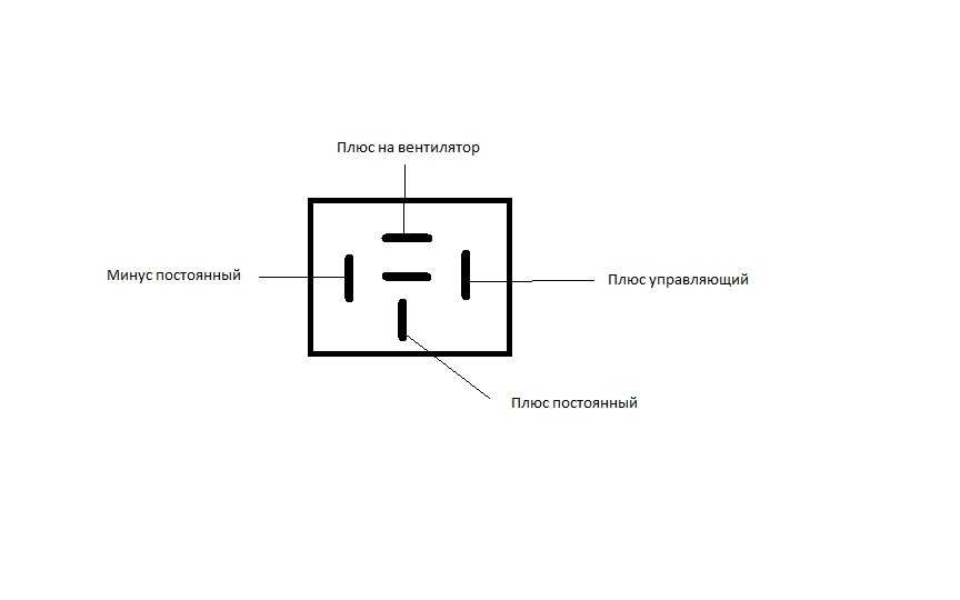 Схема реле 4 контактное 12в подключение