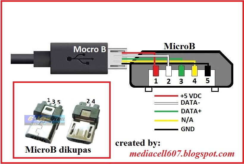 Схема micro usb