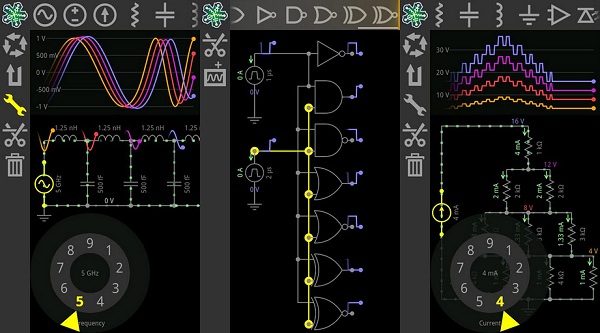 Симулятор электрических схем андроид