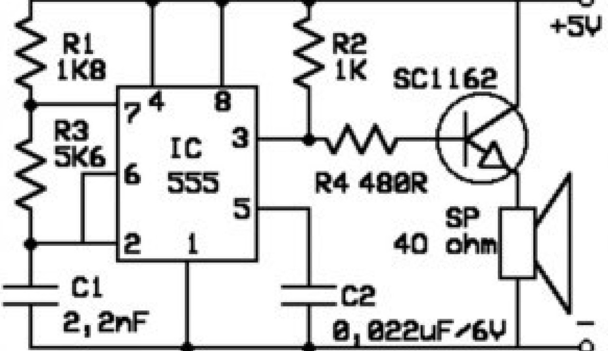 Ne555 отпугиватель собак схема