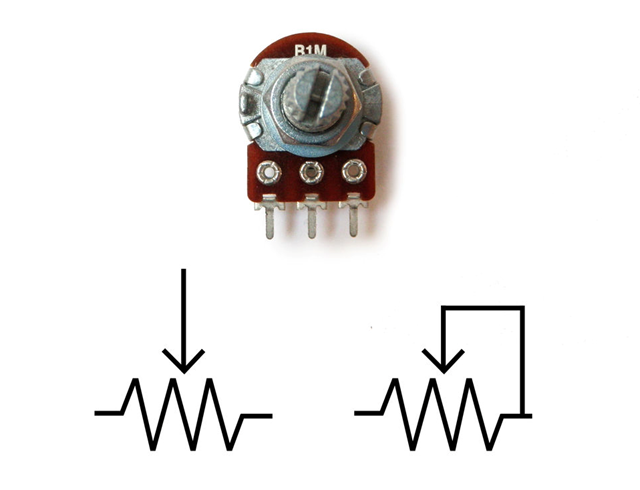 Подстроечный резистор как подключить