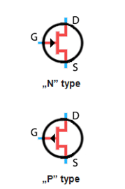 Jfet symbols