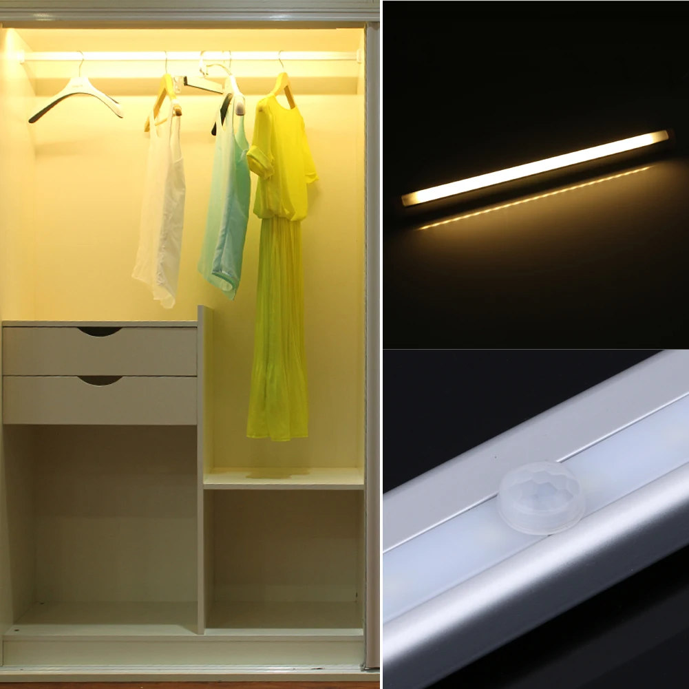 Подсветка для шкафа купе: Простая светодиодная подсветка шкафа при .