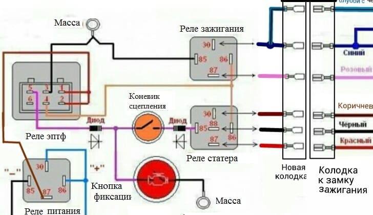 Схема подключения конденсатора к автомагнитоле