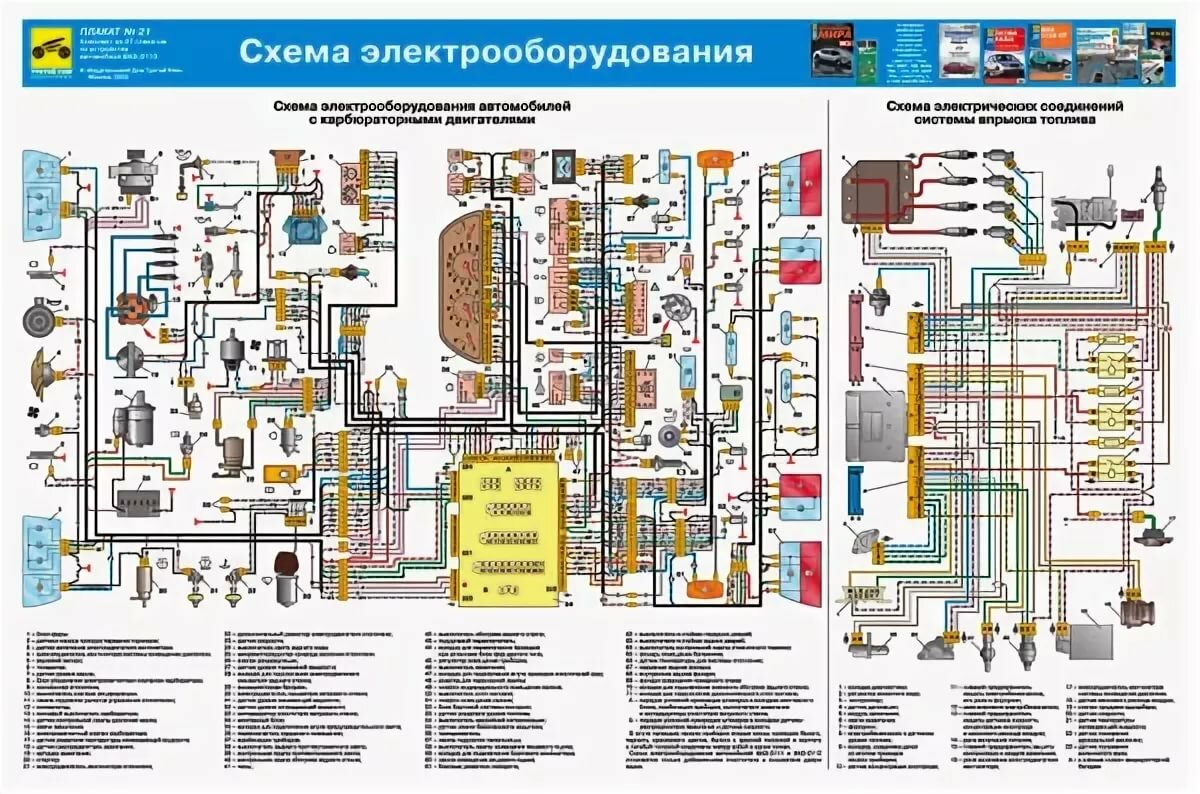 Проводка ВАЗ 21093, ч.2. Блок предохранителей 2115-3722010-40. - Lada 2109, 1,5 